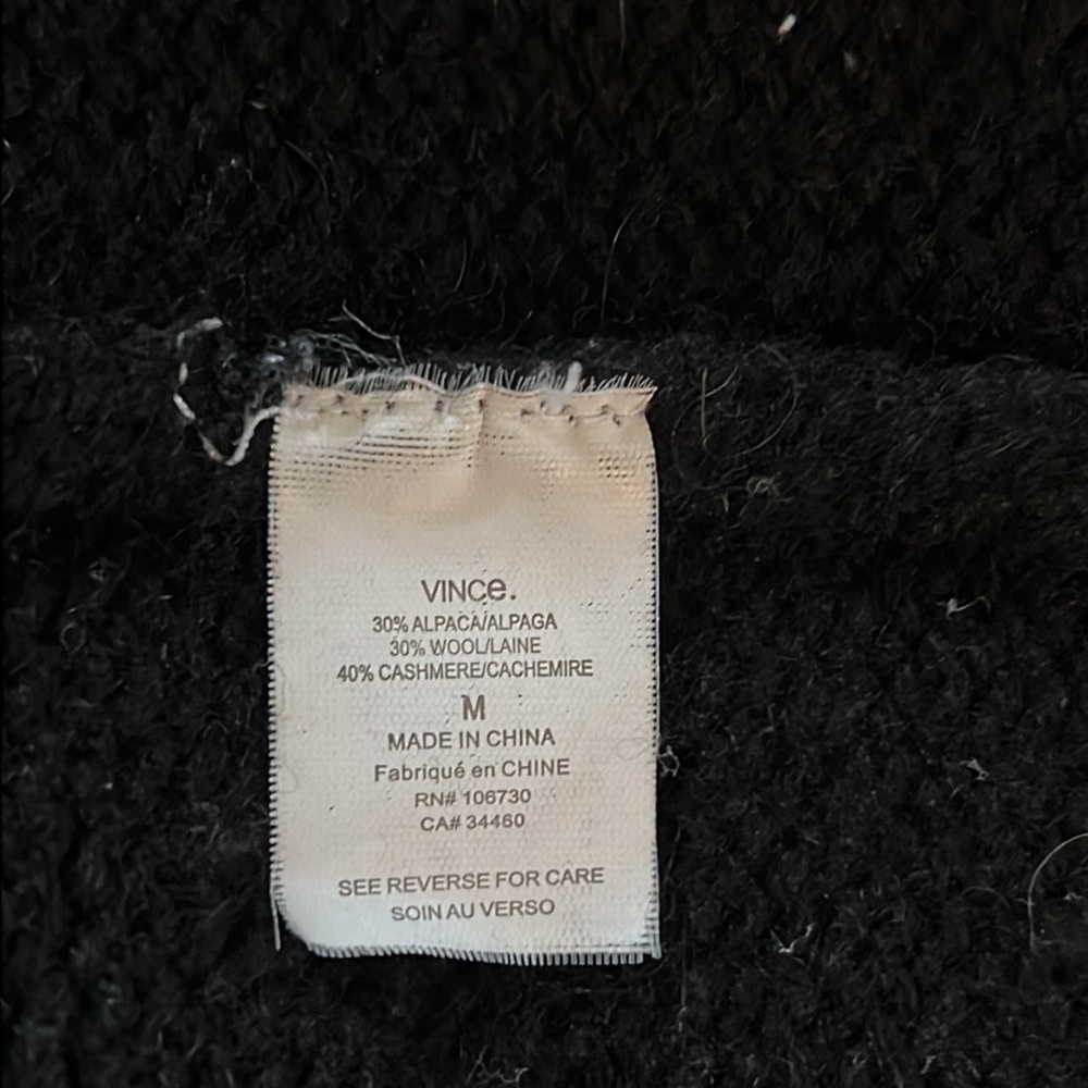 VINCE Cashmere Woman's Alpaca/Wool blend mini dress/ sweater - Size Med - Picture 8 of 10